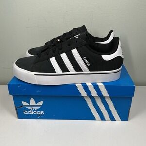 Adidas Originals Campus Vulc J IH8038 Black‎ School Sneaker Shoe 5.5 Y 6 W